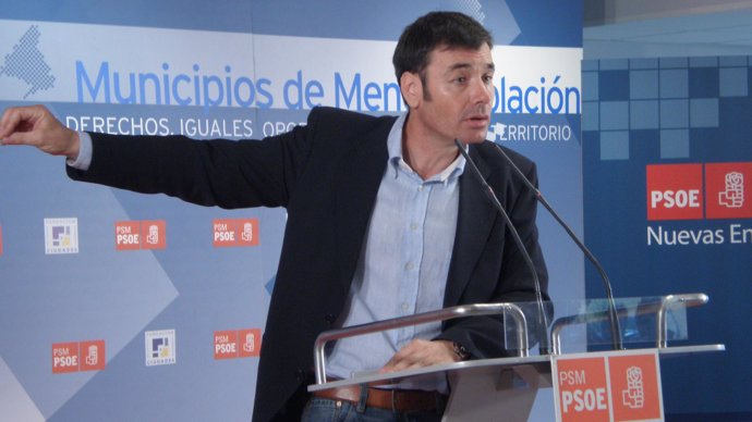 Tomás Gómez durante su intervención