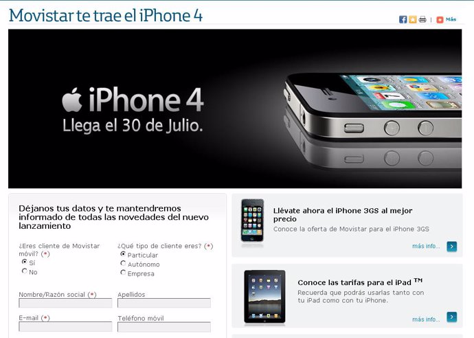 iPhone 4 Movistar