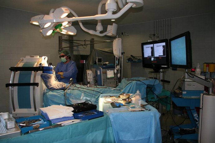 TAC intraoperatorio usado en quirófanos de Neurocirugía