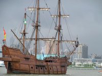 El Galeón Andalucía estará en Shangai hasta finales de la Expo 2010 y prepara un viaje al Caribe con motivo de La Pepa