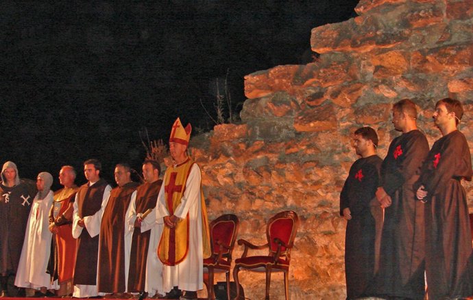 Escena de la primera recreación en Montesa