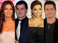 Iker Casillas y Sara Carbonero, de cena con Eva Longoria y Alejandro Sanz   