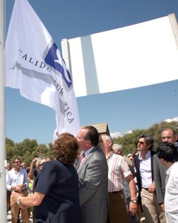 La alcaldesa en Pinedo