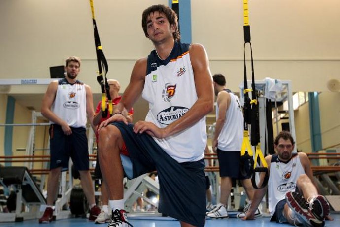 Ricky Rubio en gimnasio