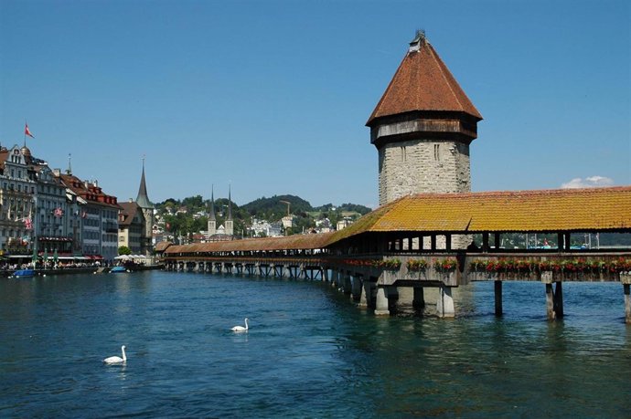 "Kapellbricke", el célebre puente de la ciudad