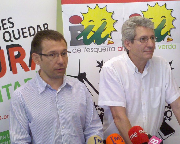 Miró y Grosske, durante la rueda de prensa.