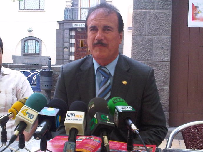 El alcalde de Firgas (Gran Canaria), Manuel Báez.