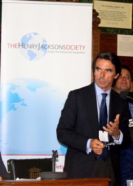 Aznar en la presentación de 'Friends of Israel'