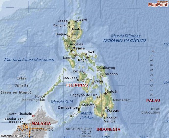 mapa de filipinas