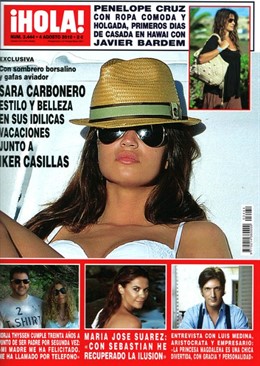 Portada de la revista '¡Hola!'