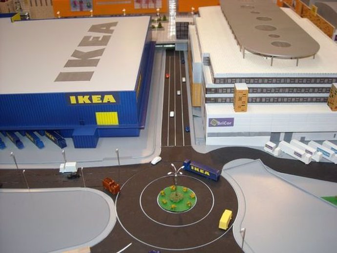 Maqueta de Ikea A Coruña