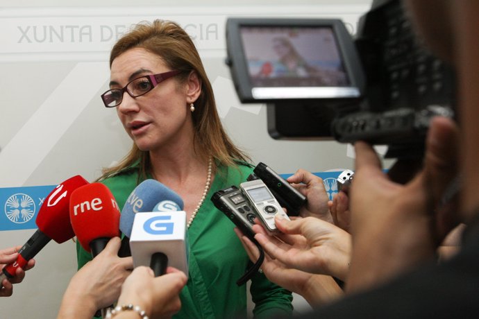 La conselleira de Facenda, Marta Fernández Currás