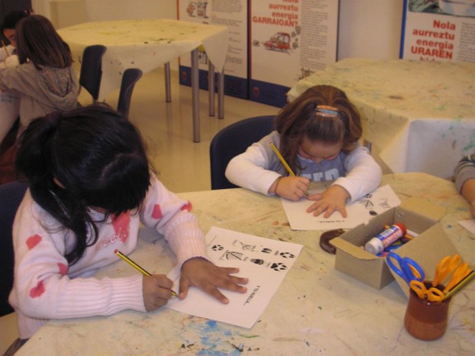 Actividades en el Museo de Educación Ambiental de Pamplona.