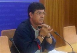 Diego Valderas, en rueda de prensa