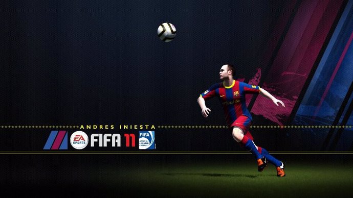 Iniesta, portada del FIFA 
