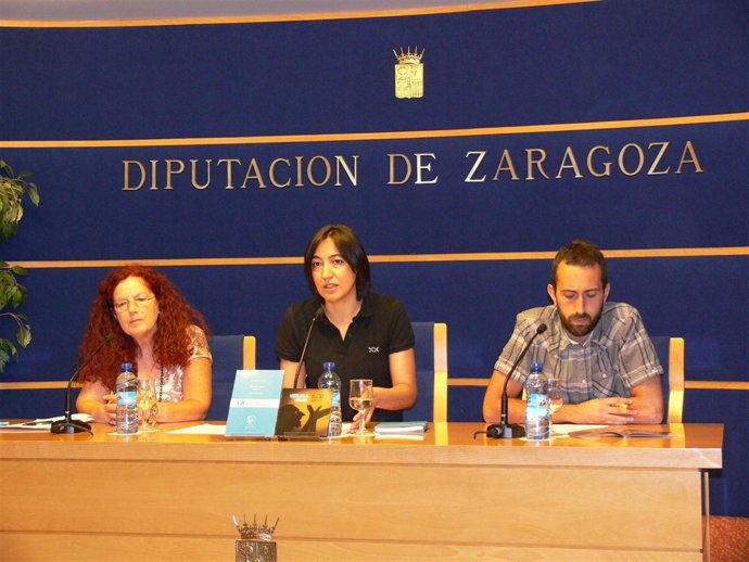 Trinidad Ruiz-Marcellán, Cristina Palacín y Bruno Gimeno