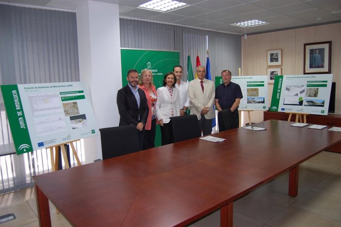 Aguilar con Valdivielso, Marín, Rodríguez, Martínez y Molina