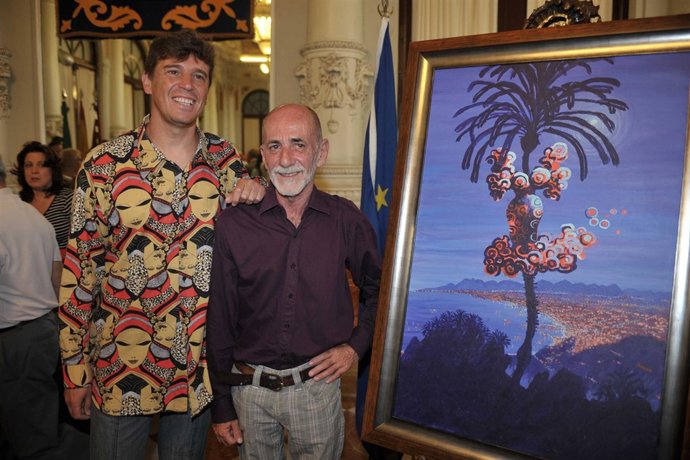 Presentación del pregonero y cartel de la feria de Málaga 