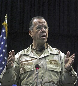 El jefe del Estado Mayor estadounidense, el almirante Mike Mullen