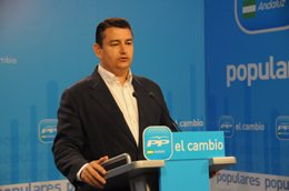 El secretario general del PP-A, Antonio Sanz