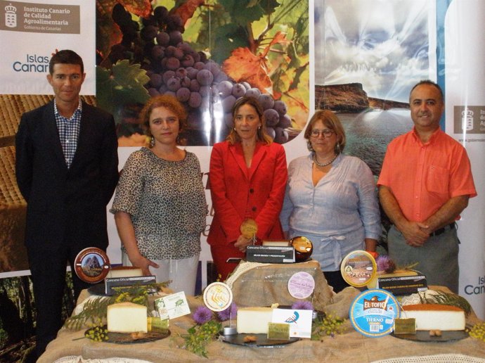 Entrega al Premio Agrocanarias 2010 al Mejor Queso de Canarias.