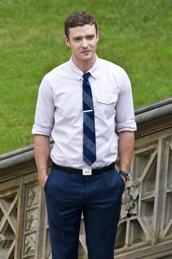 El cantante y actor Justin Timberlake en Central Park
