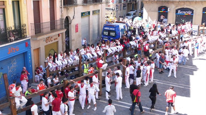 Rodaje de la película Sólo se vive una vez.