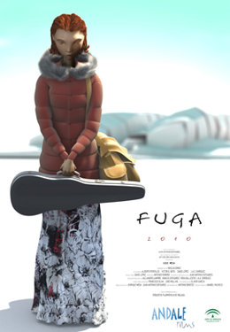 Cartel del cortometraje 'Fuga' donde participa Nerea Camacho