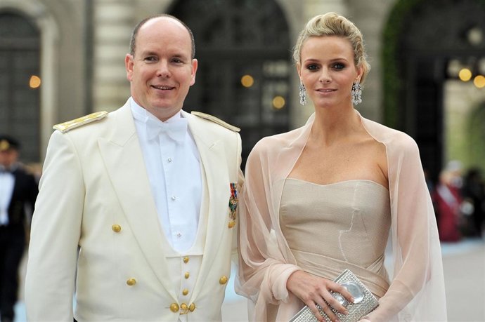 Alberto de Mónaco y Chalrene Wittstock