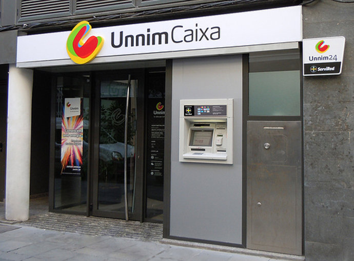 La imagen unificada de las oficinas de UnnimCaixa