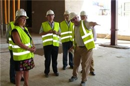 Quintana visita obras Mérida III Milenio