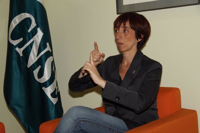 Concha Díaz, presidenta de la CNSE