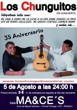 Cartel del concierto