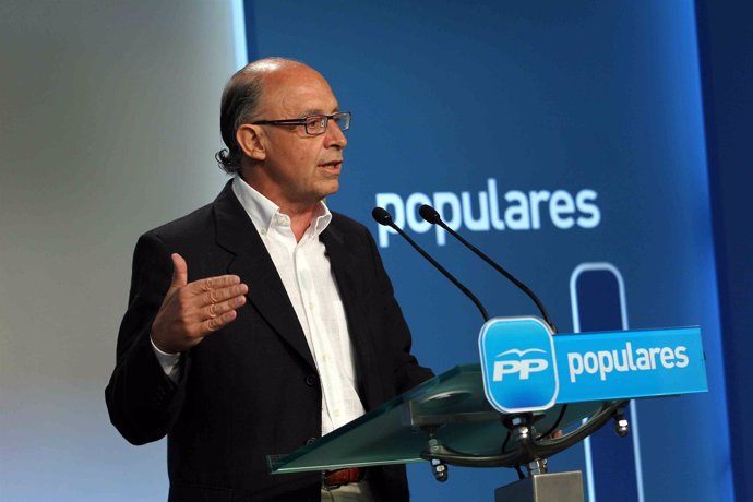 El coordinador de Economía y Empleo del PP, Cristóbal Montoro