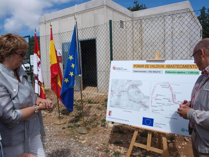 La consejera de Medio Ambiente, María Jesús Ruiz, en la inauguración de la red d