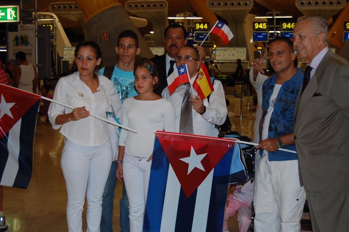 El ex preso político cubano José Izquierdo antes de viajar a Chile
