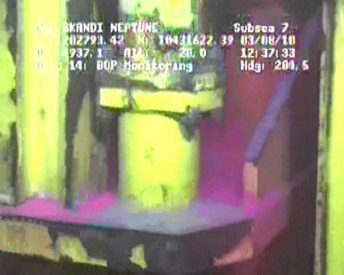 BP consigue sellar el origen del vertido