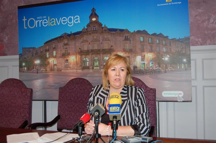 La alcaldesa de Torrelavega, Blanca Rosa Gómez Morante