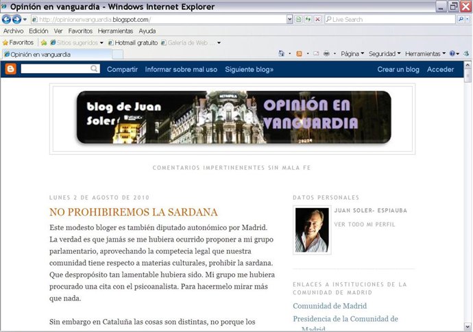 Blog de Juan Soler (PP)