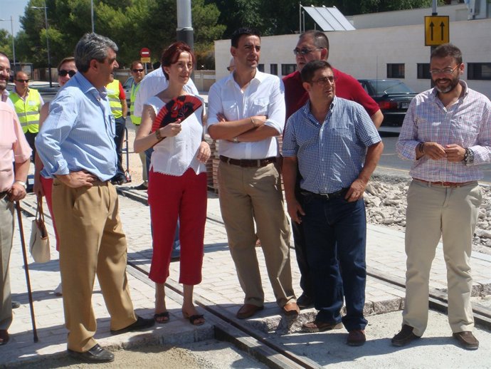 Mario Jiménez, en su visita a Jaén