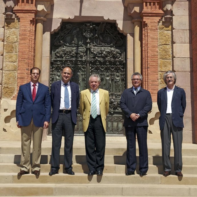 Visita a la fundación Comillas del rector de la Pontificia