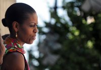 Michelle Obama y su hija se van por soleás