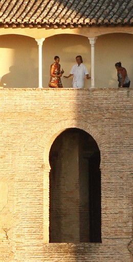 SPAIN/Michelle Obama en Granada