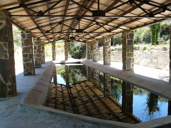 El lavadero de Huermeda, en Calatayud, estrena su nueva imagen tras las obras