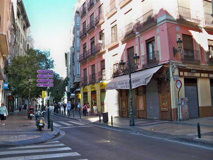 calle de Don Jaime I, esquina Espoz y Mina