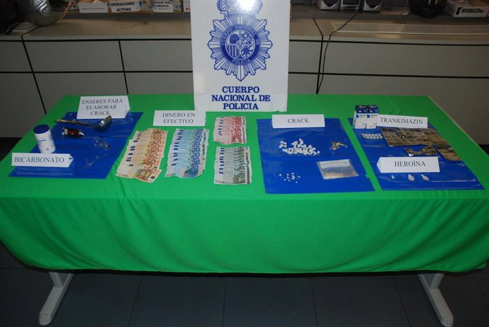 Imagen del material requisado