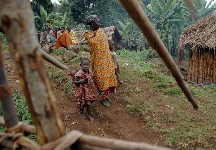 Pigmeos en Ruanda