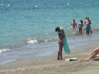Vecinos y turistas destacan "lo positivo" de la visita de Michelle y Sasha Obama a la Costa del Sol