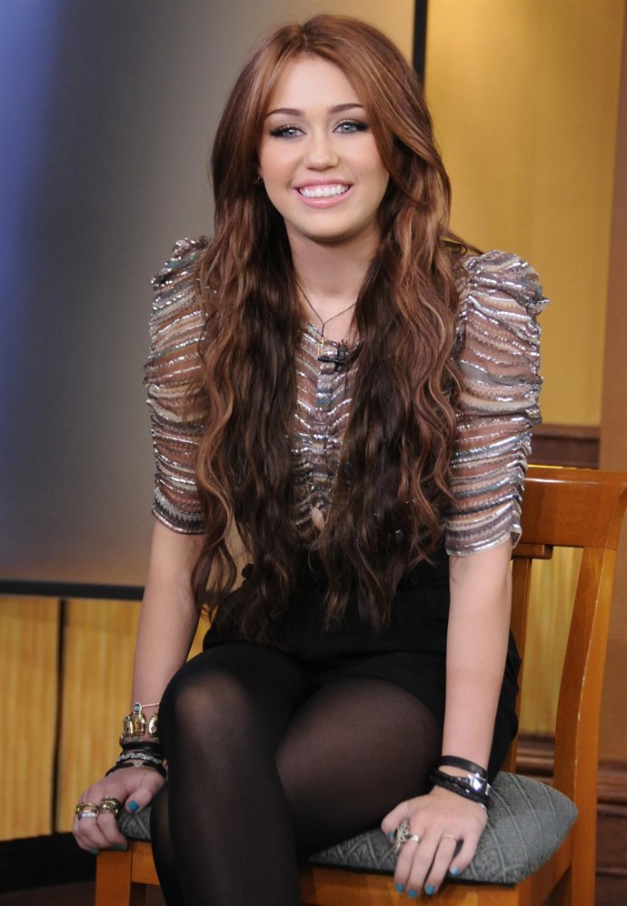 Miley Cyrus, cantante y actriz de Hannah Montana