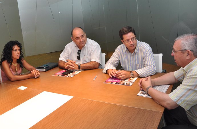 Cristina del Valle, Josep. F. Almería, Luis Vidal y José Cataluña
